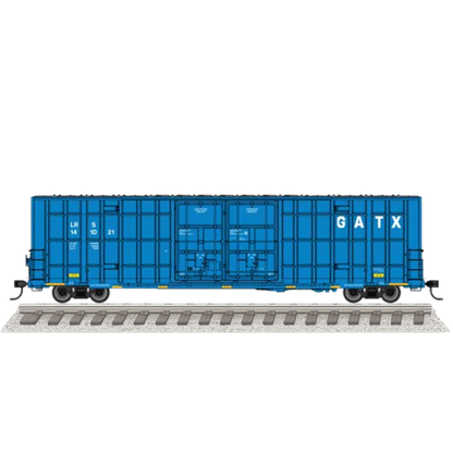 WalthersMainline (910-3129) • 60' High Cube Plate F Horizontal Post Boxcar • GATX Leasing LRS #141049 • HO Scale (Pre-Order)