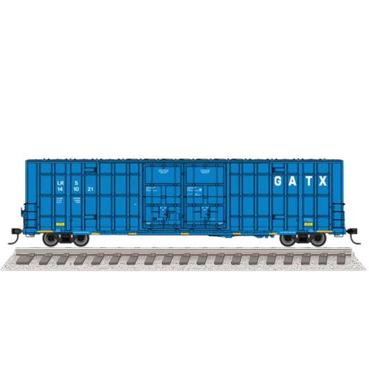 WalthersMainline (910-3130) • 60' High Cube Plate F Horizontal Post Boxcar • GATX Leasing LRS #141100 • HO Scale (Pre-Order)