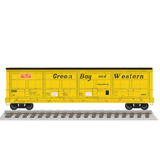 WalthersProto (920-101948) | 56' Thrall All-Door Boxcar | Green Bay & Western #54 | HO Scale [PRE-ORDER]