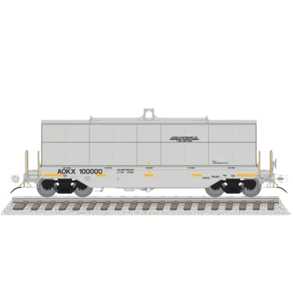 Rapido 1128005 • Greenbrier Coil Car • Greenbrier Leasing (AOKX) • 6-Pack • HO Scale (Pre-Order)