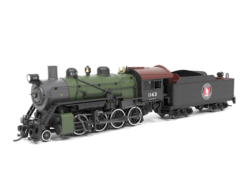 Broadway Limited Imports 2-8-0 Consolidation | Great Northern #1143 | Stealth | No-Sound | DCC-Ready | N Scale