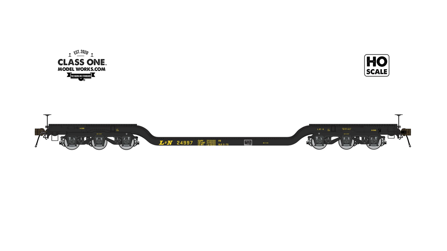 Class One Model Works (FC00234) | GSC Heavy Duty Flatcar | Louisville & Nashville #24997 | HO Scale