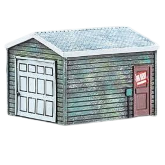 Imex Model Company (6160) | Single-Car Garage | Assembled | HO Scale