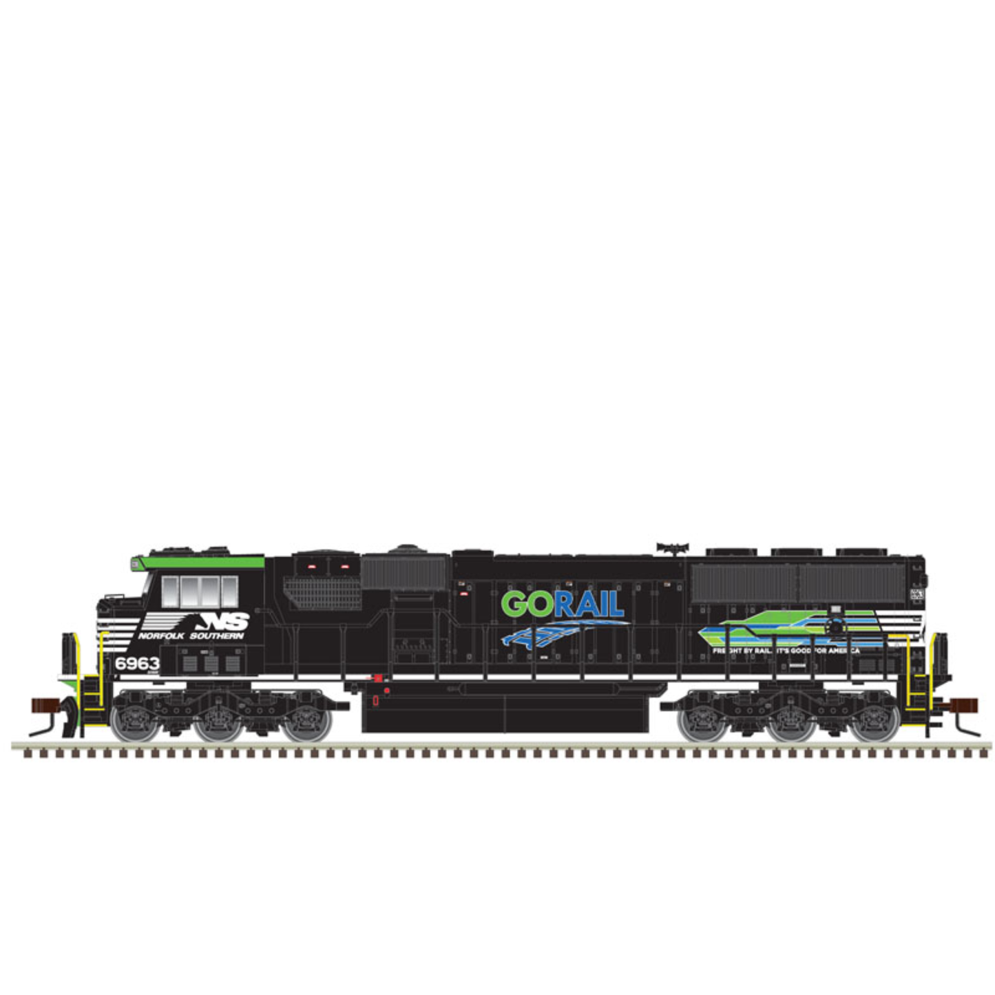 Pre-Owned Atlas Master Silver 150-40003961 EMD SD60E Norfolk Southern (NS) #6963 GORAIL with ESU LokPilot N Scale