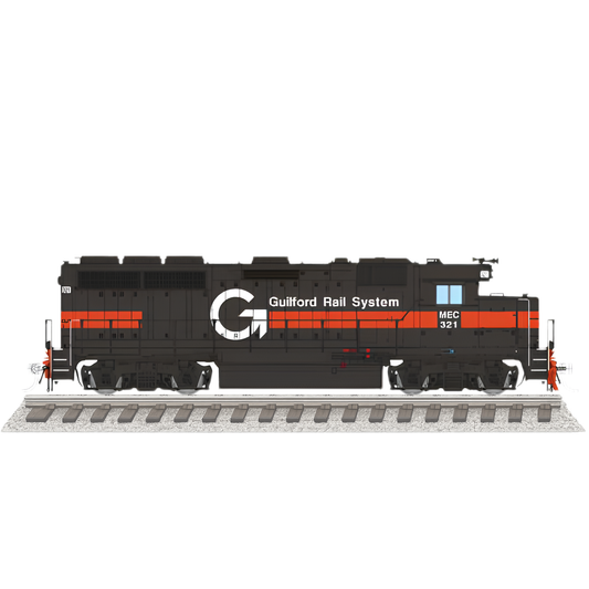 Rapido 1078013 • EMD GP40 • Guilford #328 • MEC Lettering • DC/Silent • HO Scale (Pre-Order)