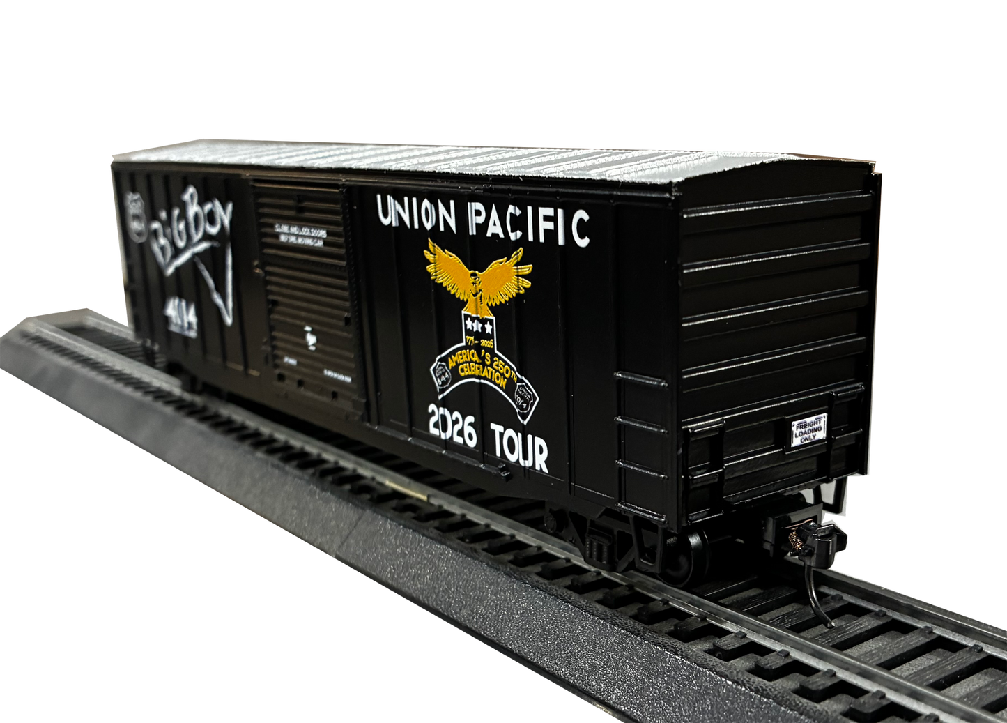 Value Trains USA 10117 Big Boy 2026 Tour Special Edition 50' 6" ACF Boxcar HO Scale