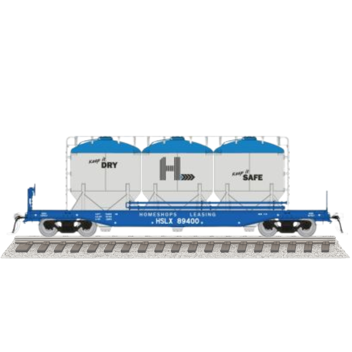 Rapido Halliburton Cement Car Home Shops Leasing HSLX Single Car HO Scale