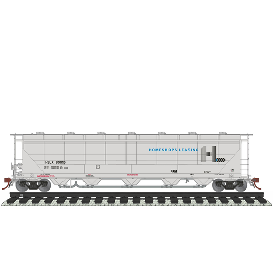 Home Shops Prairie Shadows (HSLX 80046) | Thrall PD 5000 Covered Hopper | HomeShops Leasing #80046 | HO Scale