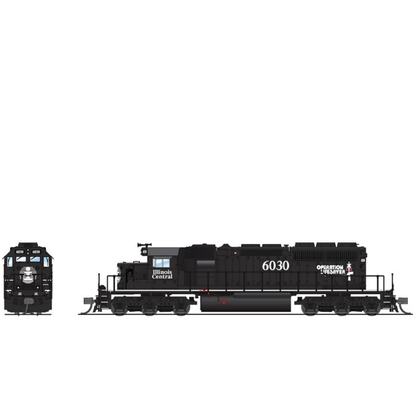 Pre-Owned Broadway Limited Imports 7962 EMD SD40-2 Low Hood Illinois Central (IC) #6257 Operation Lifesaver Paragon4 Sound N Scale