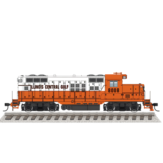 WalthersMainline (910-10511) | EMD GP9 Phase II w/ Chopped Nose | Illinois Central Gulf #8008 | Standard DC | HO Scale [PRE-ORDER]