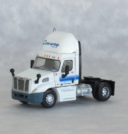 Trainworx (42591-04) | Freightliner Cascadia Raised Roof 2-Axle Semi Tractor | Conway #4325842 | Assembled | N Scale