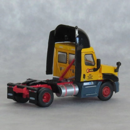 Trainworx (42594-03) | Freightliner Cascadia Raised Roof 2-Axle Semi Tractor | Estes #3 | Assembled | N Scale