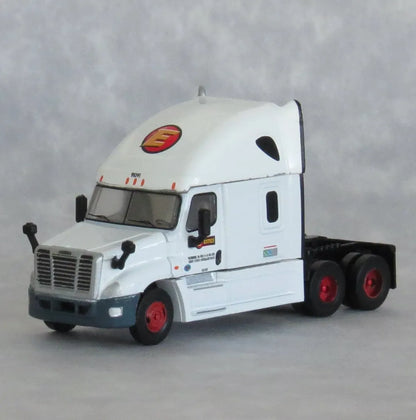 Trainworx (42594-07) | Freightliner Cascadia Raised Roof 2-Axle Semi Tractor | Estes #91109 | Assembled | N Scale