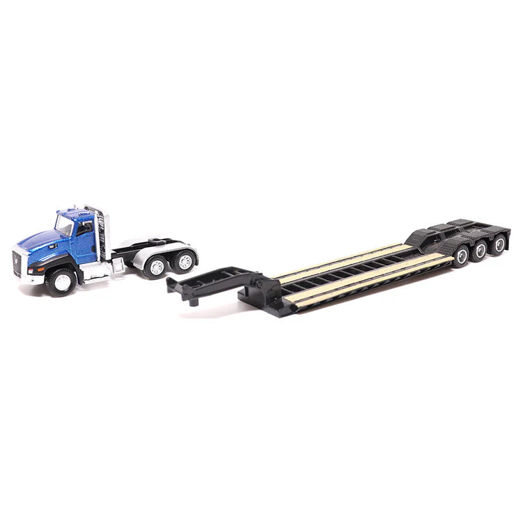 Diecast Masters (84415) | CAT CT660 Day Cab Tractor w/ Lowboy Trailer and CAT 315C L Hydraulic Excavator | HO Scale