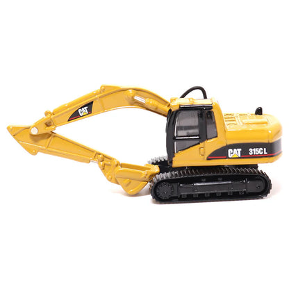 Diecast Masters (84415) | CAT CT660 Day Cab Tractor w/ Lowboy Trailer and CAT 315C L Hydraulic Excavator | HO Scale