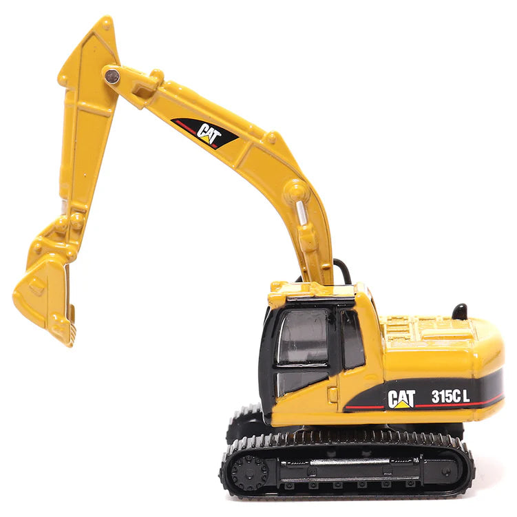 Diecast Masters (84415) | CAT CT660 Day Cab Tractor w/ Lowboy Trailer and CAT 315C L Hydraulic Excavator | HO Scale
