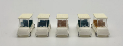 Rock Island Hobby RIH Golf Carts, (5) Pack, N Scale