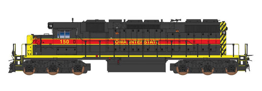 InterMountain SD38-2 - Iowa Interstate #153 - ESU LokSound - DCC - HO Scale