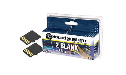 Woodland Scenics JP6906 Just Plug® Blank Sound Cards 2-Pack