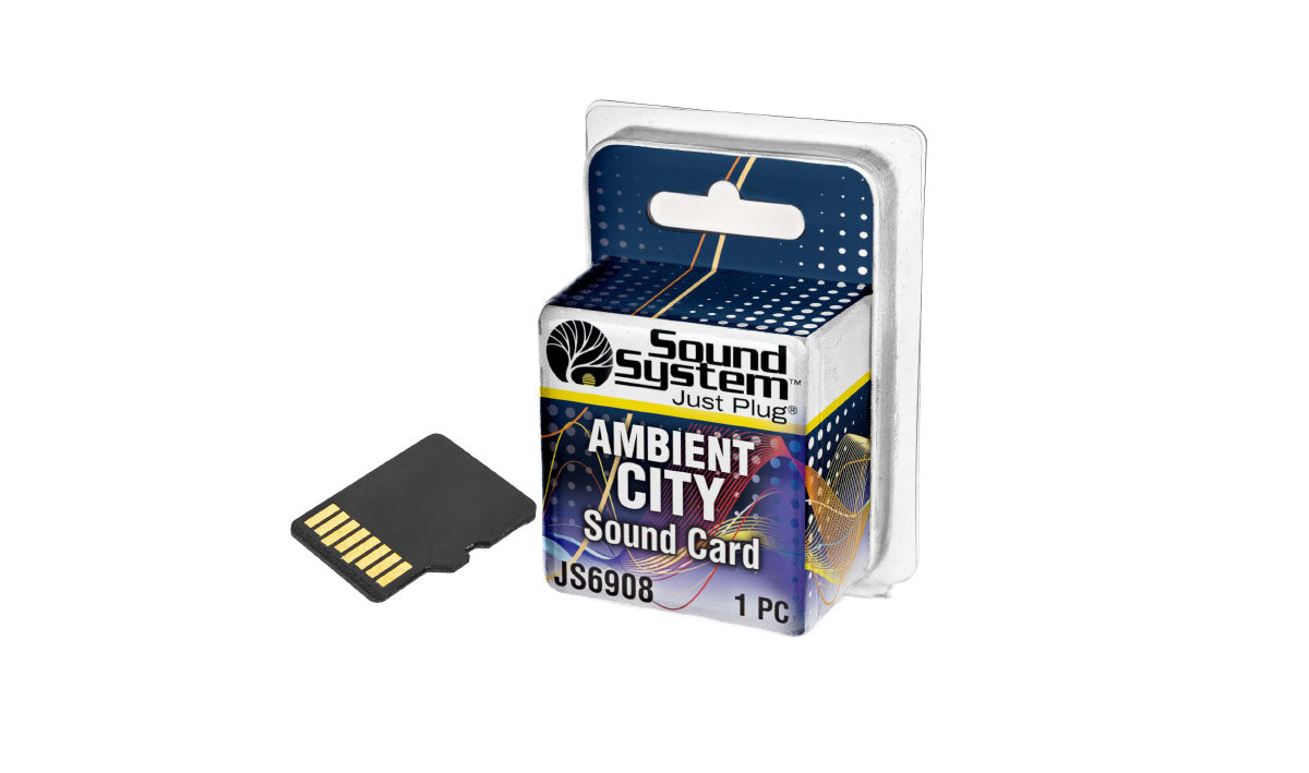 Woodland Scenics JP6908 Just Plug® Sound Card City Sound