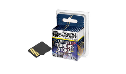 Woodland Scenics JP6910 Just Plug® Sound Card Ambient Thunderstorm