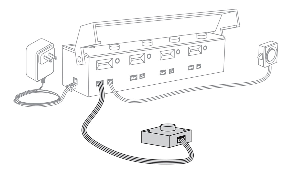 Woodland Scenics JP6957 Just Plug® Push Button Trigger