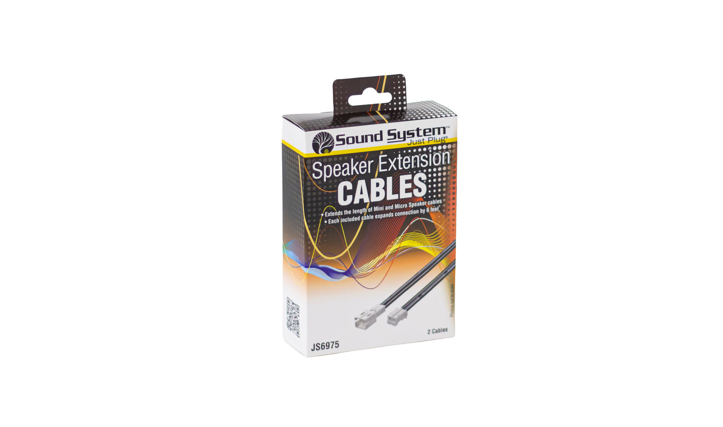 Woodland Scenics JP6975 Just Plug® Speaker Extension Cables 2-Pack