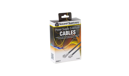 Woodland Scenics JS6977 Just Plug® Power Supply Extension Cables 2-Pack