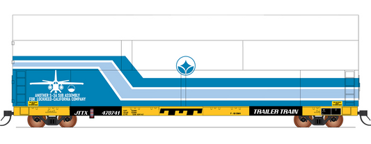 InterMountain Sky Box for Aerospace Loads - Trailer Train JTTX #470741 - HO Scale