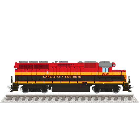 Rapido 1078017 • EMD GP40 • Kansas City Southern KCS #2827 • Southern Belle Scheme • DC/Silent • HO Scale (Pre-Order)