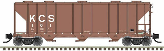 Atlas, PS-4000, 3-Bay Covered Hopper, KCS #113, Ready to Run, Master, N Scale