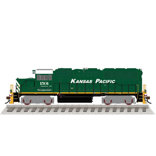 Home Shops Prairie Shadows GP20C-ECO (KP 1501) • Kansas Pacific #1501 • DCC/Sound • HO Scale