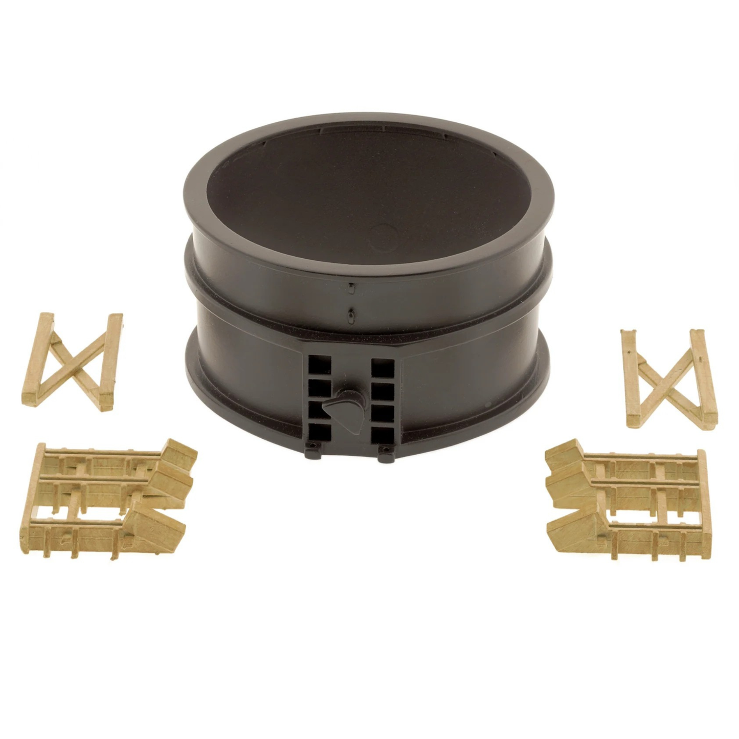 Class One Model Works (ZZ03006) | Steel Ladle Section with Cribbing (Painted) Load | HO Scale