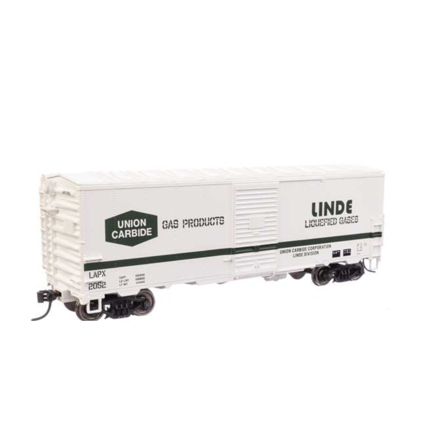 WalthersMainline (910-1210) | 40' AAR 1948 Boxcar | Linde Gas LAPX #2052 | HO Scale