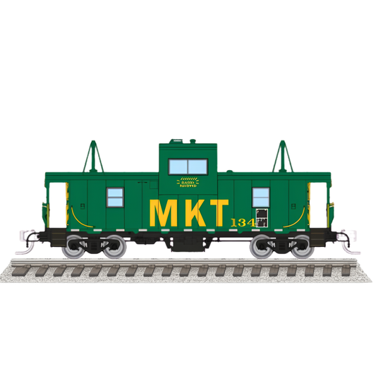 Rapido (510075) | Wide Vision Caboose w/ Lights | Missouri-Kansas-Texas MKT #134 | N Scale [PRE-ORDER]