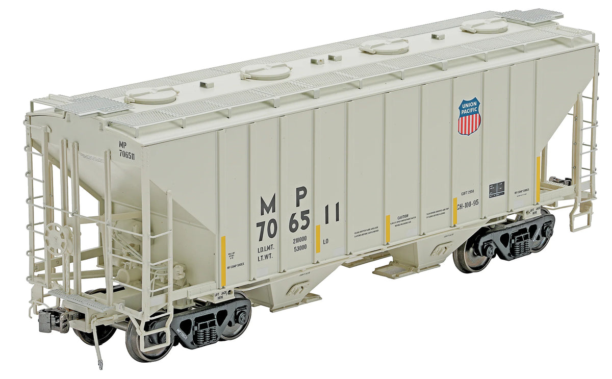 Class One Model Works FC01017 PS 3000CD Two-Bay Hopper MP/UP Merger #706518 HO Scale
