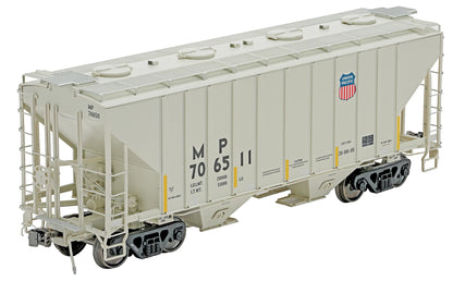 Class One Model Works FC01017 PS 3000CD Two-Bay Hopper MP/UP Merger #706518 HO Scale