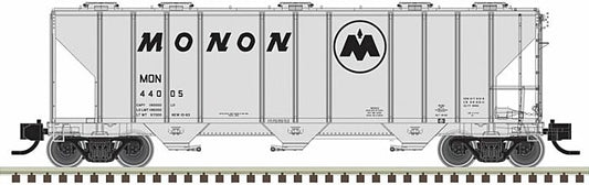 Atlas, PS-4000, 3-Bay Covered Hopper, Monon #440017, Ready to Run, Master, N Scale