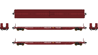 Class One Model Works (FC00821) F39 Flatcar 75' - Trailer Train - ATTX ATTX 470405 HO Scale