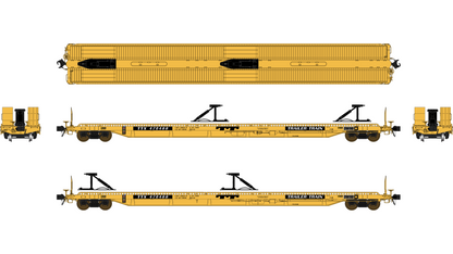 Class One Model Works (FC00834) F39 Flatcar 75' - Trailer Train - TTX - Late TTX 470515 HO Scale