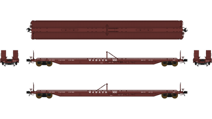 Class One Model Works (FC00814) F39 Flatcar 75' - Wabash Wabash 300 HO Scale