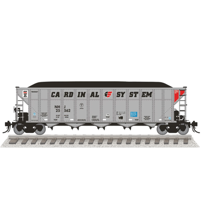 Rapido • Home Shops Collaboration (NHJ 25781) • Autoflood III Coal Hopper  • Cardinal System/New Hope & Jackson #25604 • HO Scale