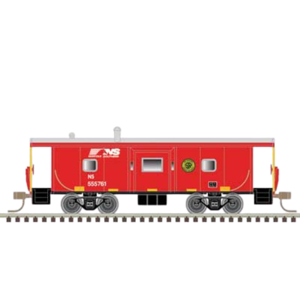 Atlas Master(R) (50007401) • International Steel Bay Window Caboose • Norfolk Southern #555761 • N Scale