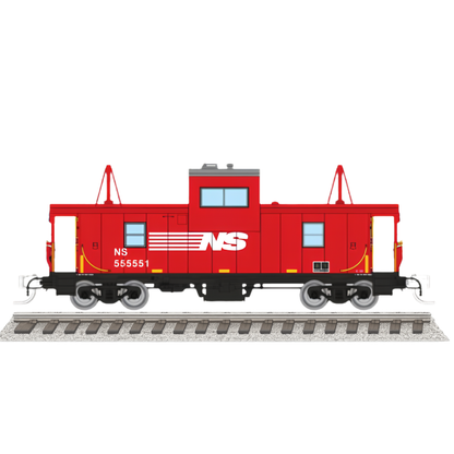 Rapido (510076) | Wide Vision Caboose w/ Lights | Norfolk Southern #555551 | N Scale [PRE-ORDER]