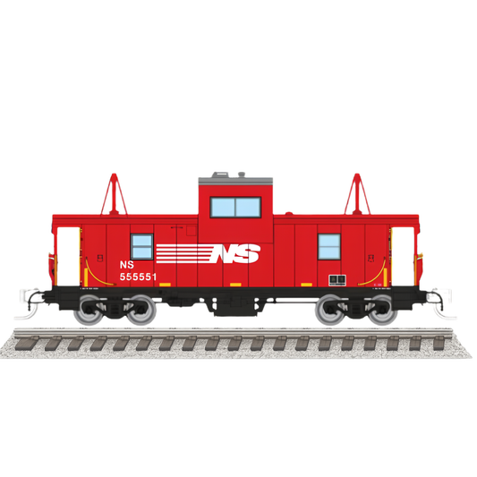 Rapido (510076) | Wide Vision Caboose w/ Lights | Norfolk Southern #555551 | N Scale [PRE-ORDER]