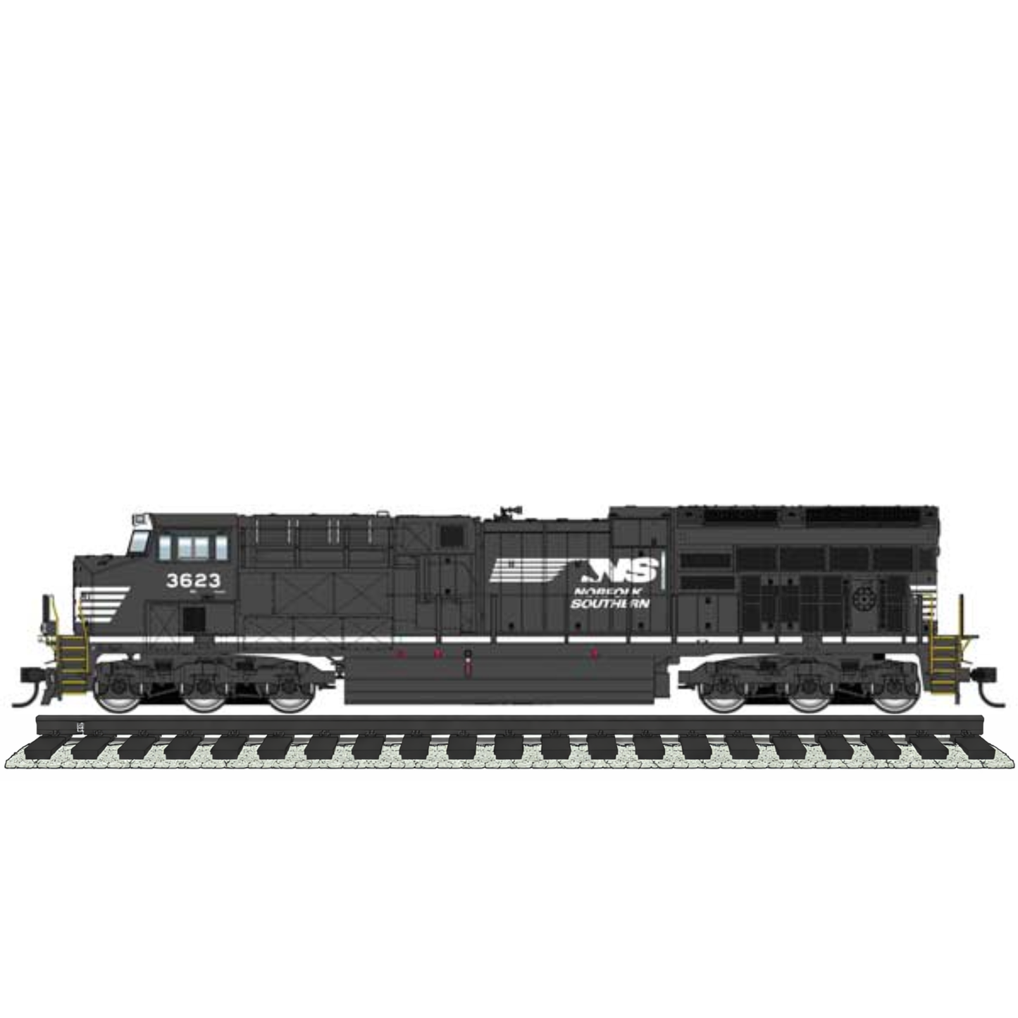 Walthers Mainline (910-10809) | GE ET44AC Evolution Series GEVO Tier 4 | Norfolk Southern #3623 | Standard DC | HO Scale [PRE-ORDER]