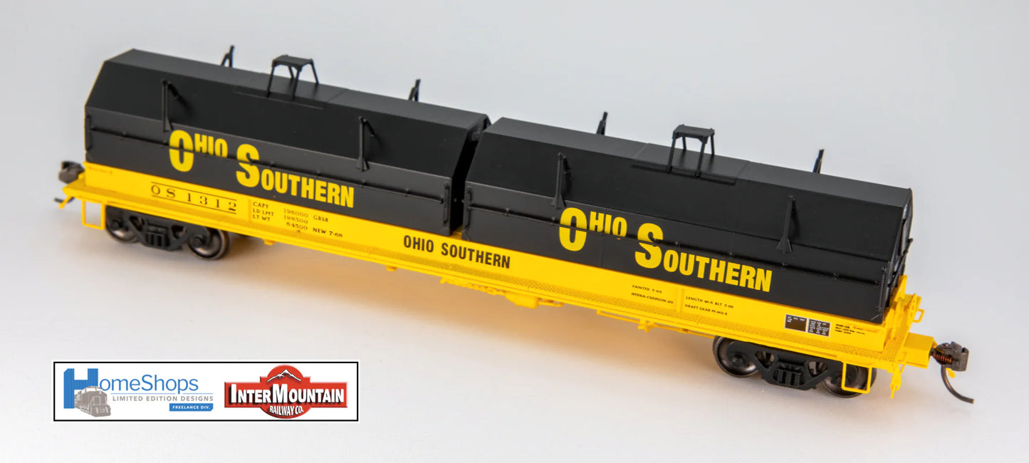 Home Shops InterMountain Coil Car, Evans Steel Coil Car, Ohio Southern #1387, HO Scale