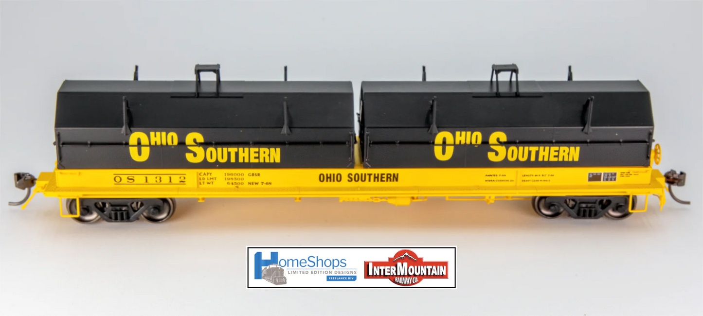 Home Shops InterMountain Coil Car, Evans Steel Coil Car, Ohio Southern #1387, HO Scale
