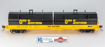 Home Shops InterMountain Coil Car, Evans Steel Coil Car, Ohio Southern #1387, HO Scale