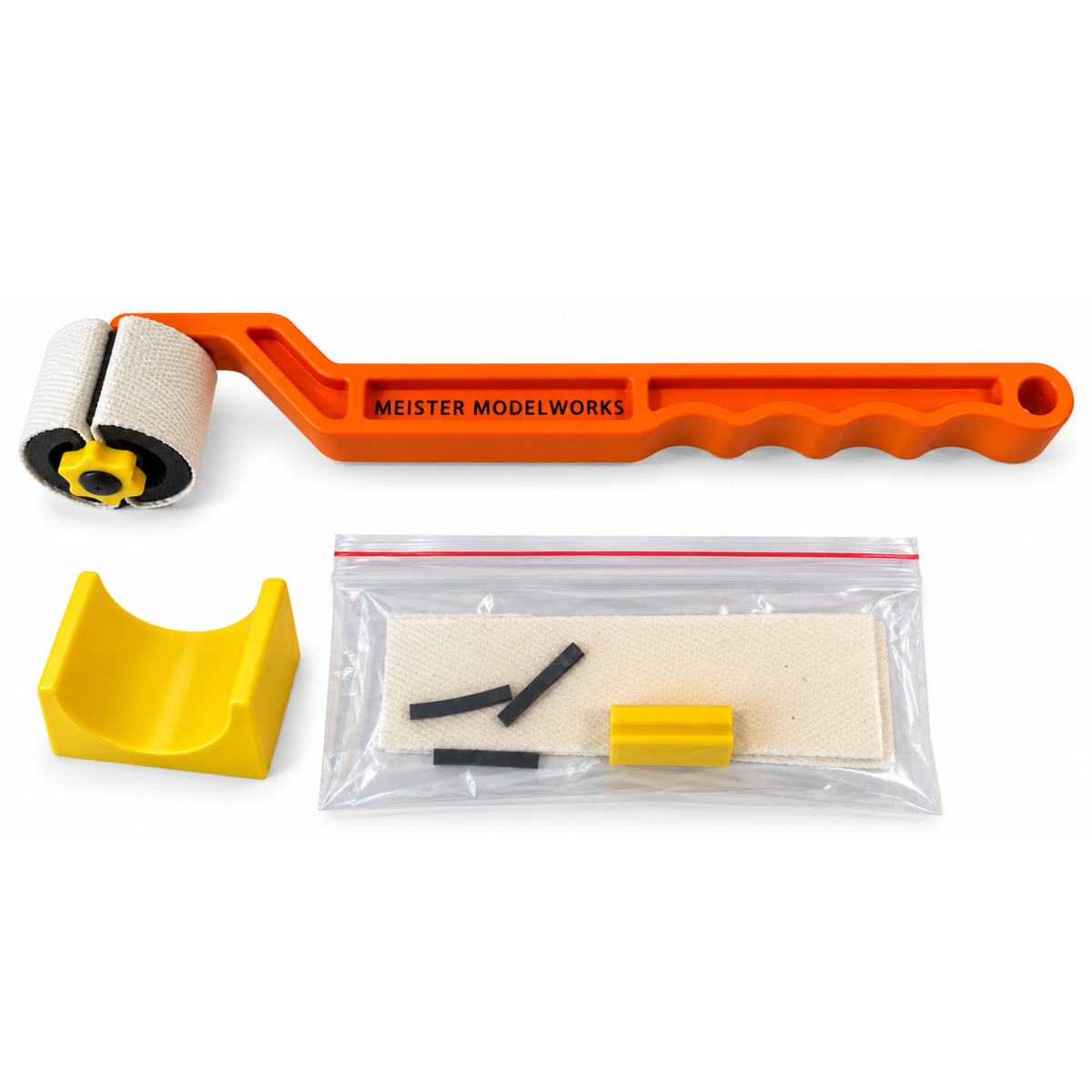 Meister Modelworks Cleaning Wand 5000 Starter Kit Orange & Black HO & N Scale